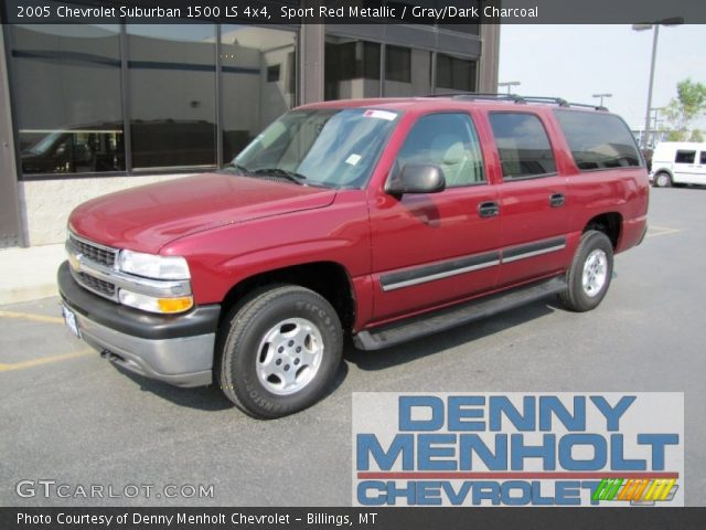 2005 Chevrolet Suburban 1500 LS 4x4 in Sport Red Metallic