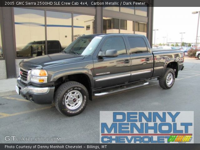2005 GMC Sierra 2500HD SLE Crew Cab 4x4 in Carbon Metallic