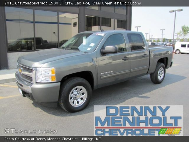 2011 Chevrolet Silverado 1500 LT Crew Cab 4x4 in Steel Green Metallic