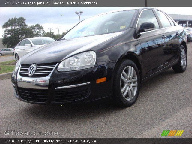 2007 Volkswagen Jetta 2.5 Sedan in Black