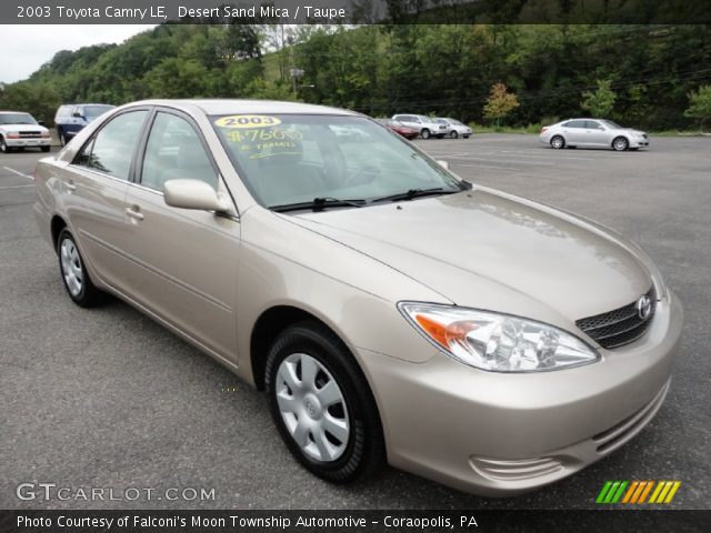 2003 Toyota Camry LE in Desert Sand Mica