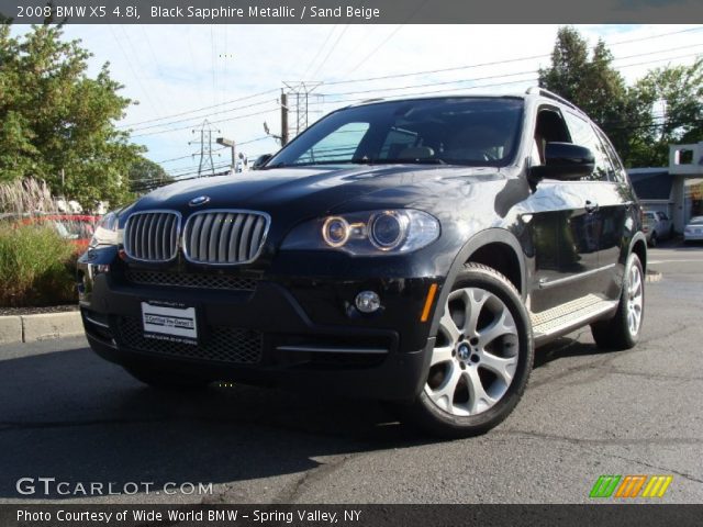 2008 BMW X5 4.8i in Black Sapphire Metallic