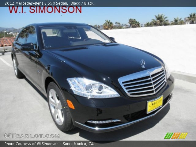 2012 Mercedes-Benz S 550 Sedan in Black