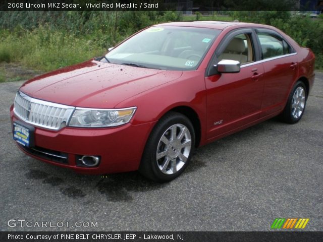 2008 Lincoln MKZ Sedan in Vivid Red Metallic