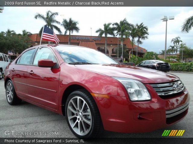 2009 Ford Fusion SE in Redfire Metallic