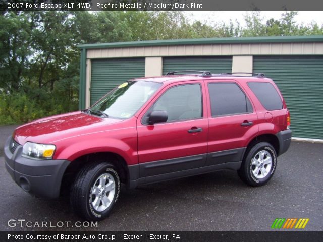 2007 Ford Escape XLT 4WD in Redfire Metallic