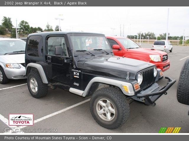 2002 Jeep Wrangler X 4x4 in Black
