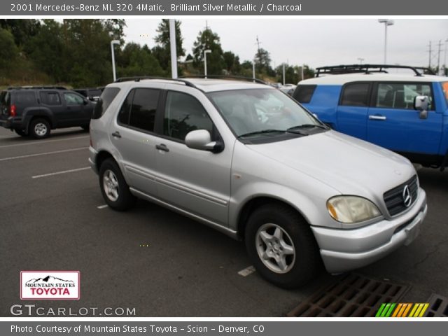 2001 Mercedes-Benz ML 320 4Matic in Brilliant Silver Metallic