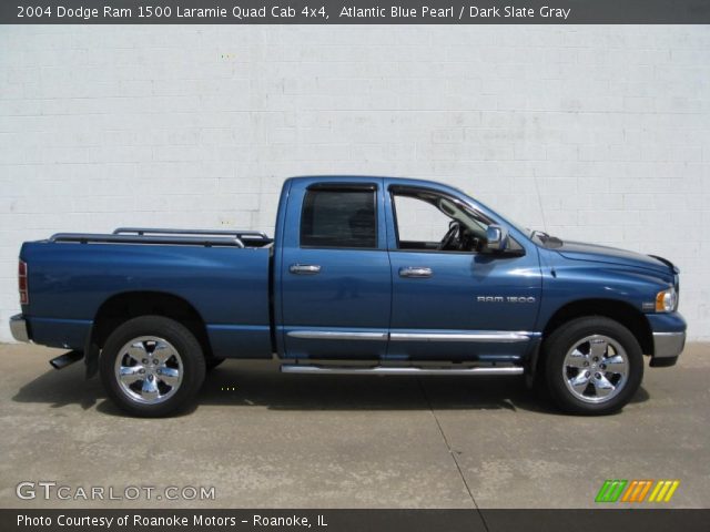 2004 Dodge Ram 1500 Laramie Quad Cab 4x4 in Atlantic Blue Pearl