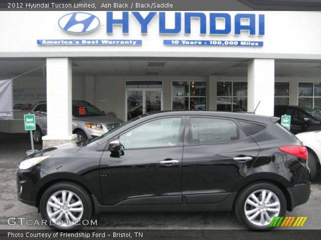 2012 Hyundai Tucson Limited in Ash Black