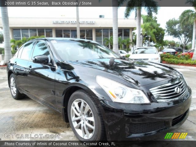 2008 Infiniti G 35 Sedan in Black Obsidian