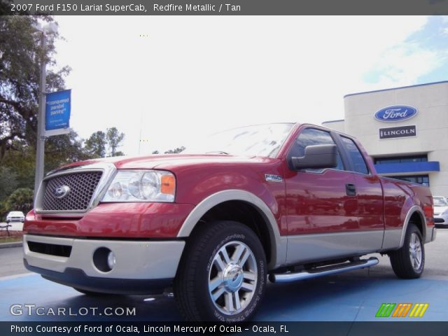 2007 Ford F150 Lariat SuperCab in Redfire Metallic