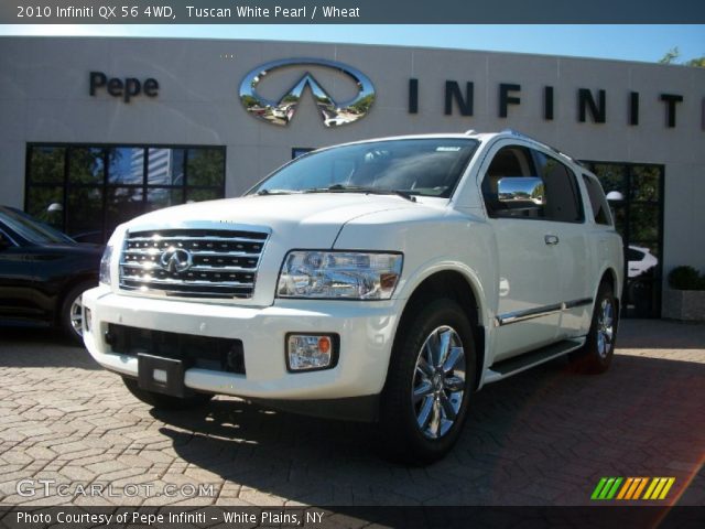 2010 Infiniti QX 56 4WD in Tuscan White Pearl