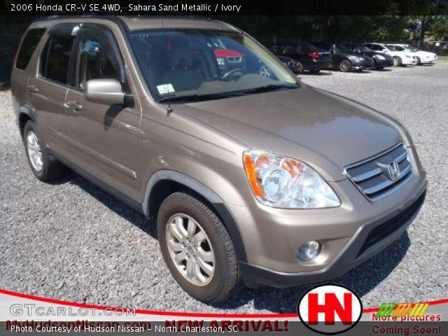 2006 Honda CR-V SE 4WD in Sahara Sand Metallic