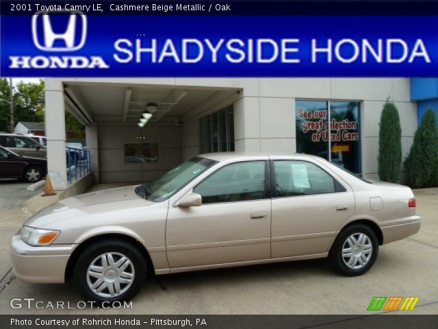 2001 Toyota Camry LE in Cashmere Beige Metallic