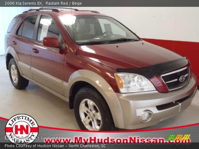 2006 Kia Sorento EX in Radiant Red