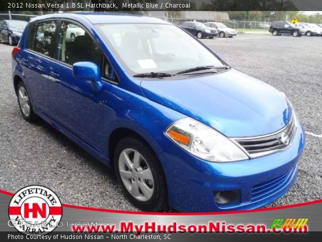 2012 Nissan Versa 1.8 SL Hatchback in Metallic Blue