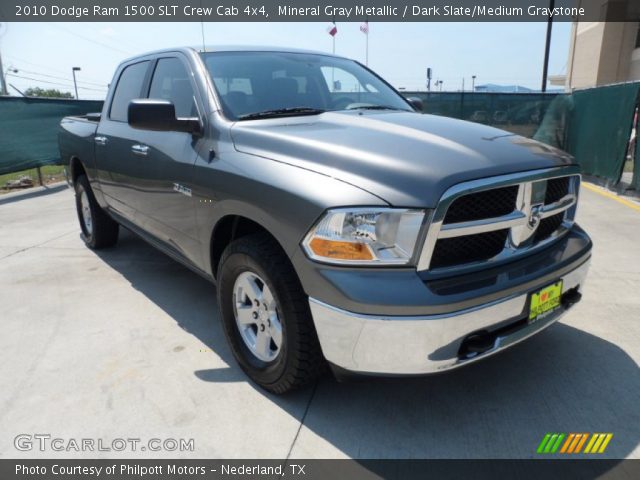 2010 Dodge Ram 1500 SLT Crew Cab 4x4 in Mineral Gray Metallic