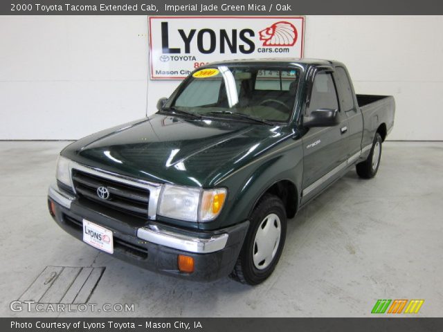 2000 Toyota Tacoma Extended Cab in Imperial Jade Green Mica