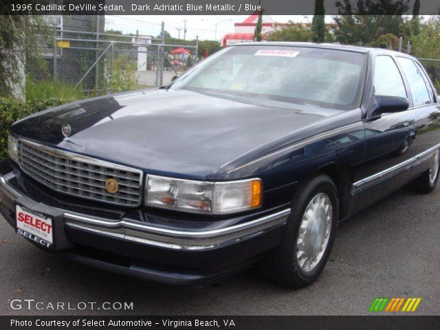 1996 Cadillac DeVille Sedan in Dark Adriatic Blue Metallic