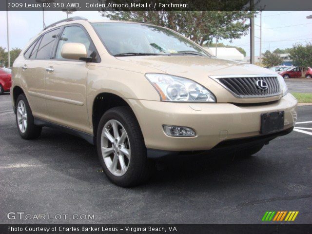 2009 Lexus RX 350 AWD in Golden Almond Metallic