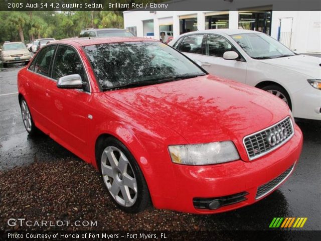 2005 Audi S4 4.2 quattro Sedan in Brilliant Red