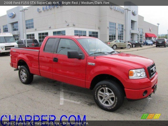 2008 Ford F150 STX SuperCab 4x4 in Bright Red