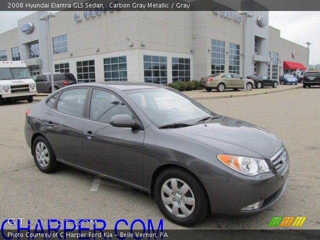 2008 Hyundai Elantra GLS Sedan in Carbon Gray Metallic