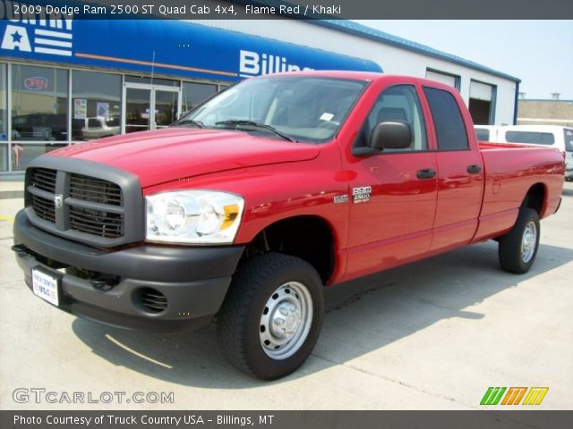 2009 Dodge Ram 2500 ST Quad Cab 4x4 in Flame Red