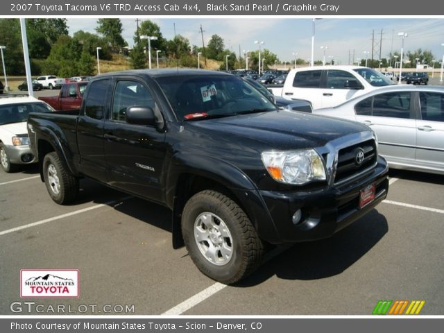 2007 Toyota Tacoma V6 TRD Access Cab 4x4 in Black Sand Pearl