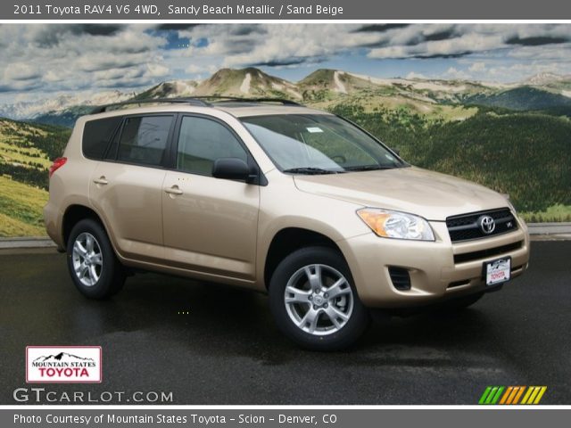 2011 Toyota RAV4 V6 4WD in Sandy Beach Metallic