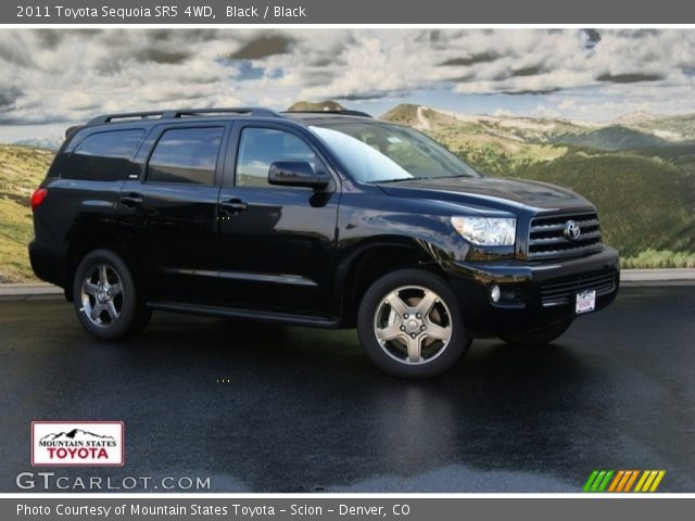 2011 Toyota Sequoia SR5 4WD in Black