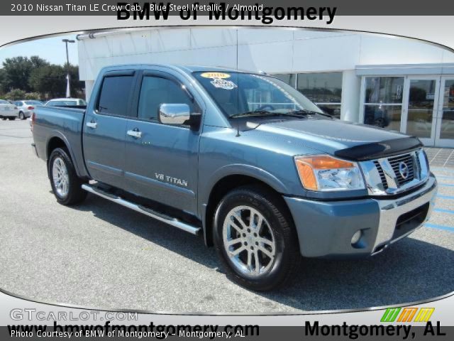 2010 Nissan Titan LE Crew Cab in Blue Steel Metallic