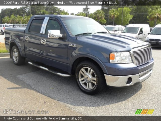 2006 Ford F150 Lariat SuperCrew in Medium Wedgewood Blue Metallic