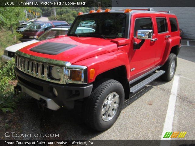 2008 Hummer H3  in Victory Red