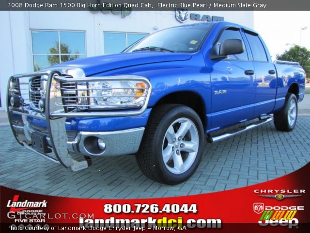 2008 Dodge Ram 1500 Big Horn Edition Quad Cab in Electric Blue Pearl