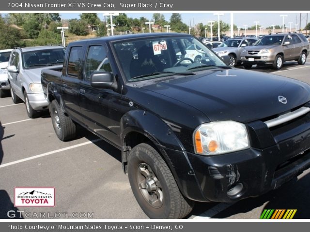 2004 Nissan Frontier XE V6 Crew Cab in Super Black