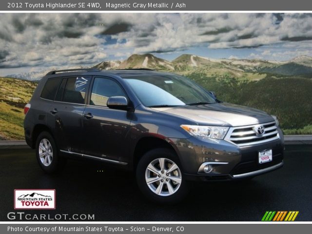 2012 Toyota Highlander SE 4WD in Magnetic Gray Metallic