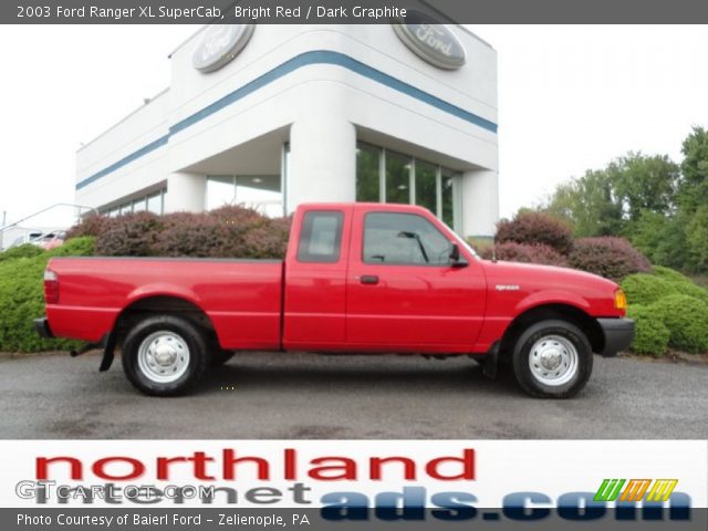 2003 Ford Ranger XL SuperCab in Bright Red