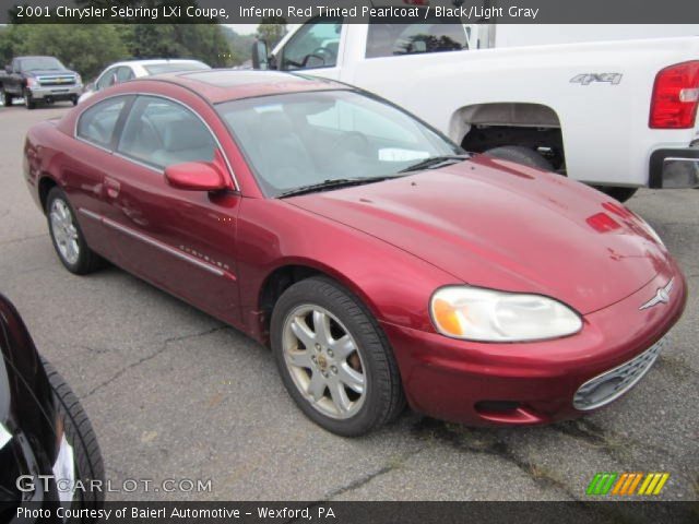 2001 Chrysler Sebring LXi Coupe in Inferno Red Tinted Pearlcoat