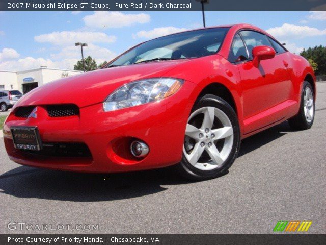 2007 Mitsubishi Eclipse GT Coupe in Pure Red