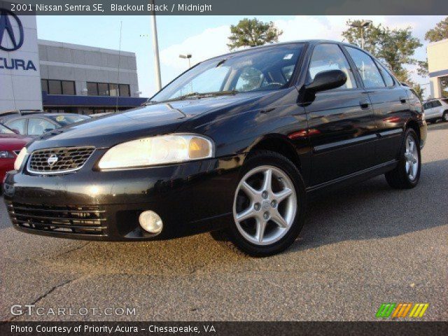 2001 Nissan Sentra SE in Blackout Black