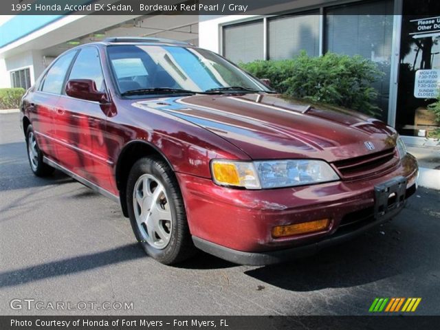 1995 Honda Accord EX Sedan in Bordeaux Red Pearl
