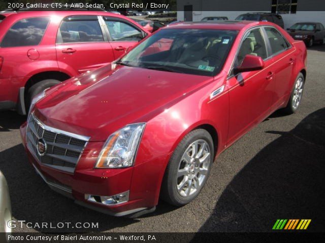 2009 Cadillac CTS 4 AWD Sedan in Crystal Red