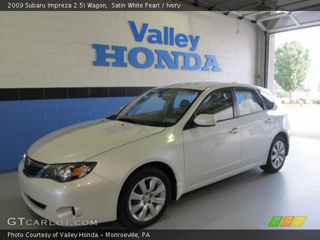 2009 Subaru Impreza 2.5i Wagon in Satin White Pearl