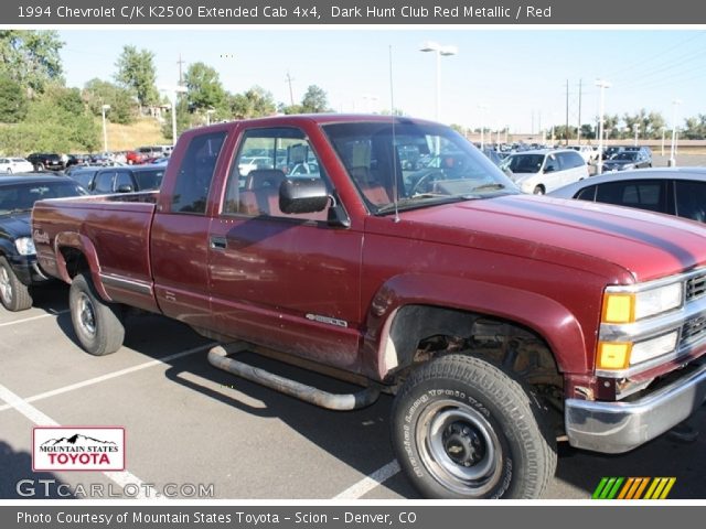 1994 Chevrolet C/K K2500 Extended Cab 4x4 in Dark Hunt Club Red Metallic