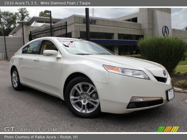 2010 Acura TL 3.5 in White Diamond Pearl