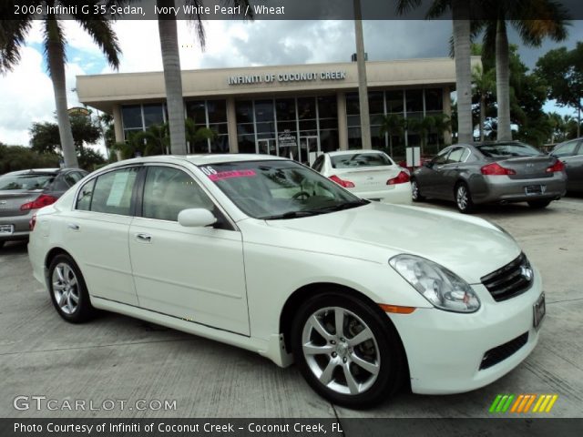 2006 Infiniti G 35 Sedan in Ivory White Pearl