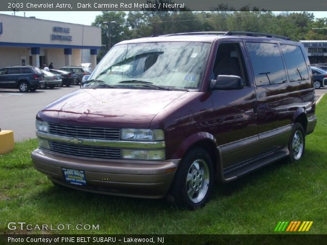 2003 Chevrolet Astro  in Dark Carmine Red Metallic