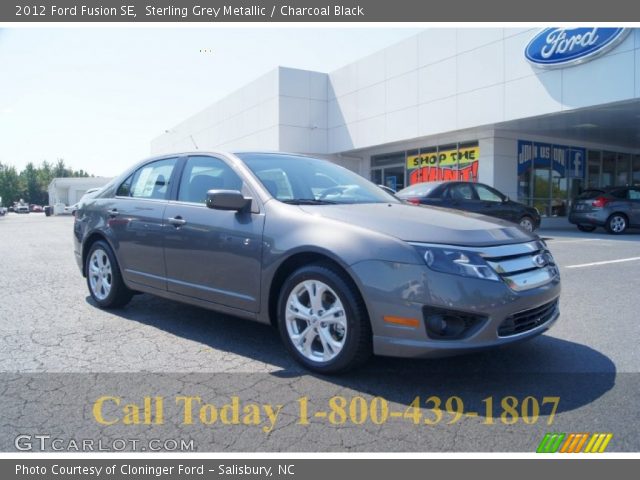 2012 Ford Fusion SE in Sterling Grey Metallic